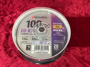Verbatim Blu-ray Disc 20 Spindle 100GB 4X Speed BD-R XL Printable - Picture 1 of 10