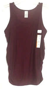 Time And Tru Maternity Fitted Tank Top Maroon Size S(4-6) or M(8-10) NEW