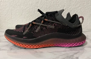 Adidas 4D Fusio Primeknit Black Orange Pink FZ2414 Men's Size 9.5 - Picture 1 of 6