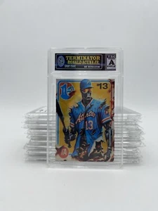 2024 Sport-Toonz Ronald Acuna Jr Terminator Cracked Ice Refractor SP /99 Signed - Picture 1 of 2