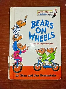 Vintage Dr. Suess 1969 Bears On Wheels Original Bright and Early Beginners Book - Picture 1 of 8