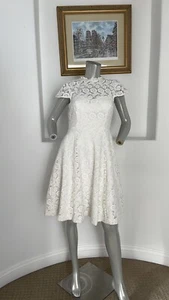 MODCLOTH  FIT & FLARE LACE  DRESS VINTAGE INSPIRED SIZE S - Picture 1 of 12