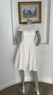MODCLOTH  FIT & FLARE LACE  DRESS VINTAGE INSPIRED SIZE S - Image 1 of 4