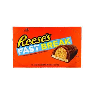 Box’s 18x Packs Reese's Fast Break Candy | 1.8oz - Picture 1 of 2