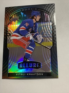 Vitali Kravtsov 2020-21 Upper Deck Allure Black Rainbow Parallel RC Rangers NHL