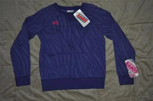 Soffe Zebra Print Dance Crew Sweatshirt Purple 6635G Girls Small NWT - Picture 1 of 1