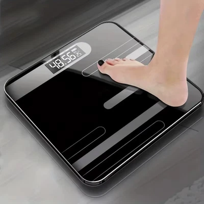 Smart Digital Bathroom Scale with LCD Display High Precision Body Fat - Image 1 of 4