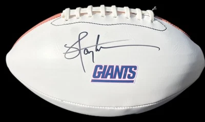 Lawrence Taylor Signed Autographed New York Giants Panel Football Psa/Dna Coa - Image 1 of 2