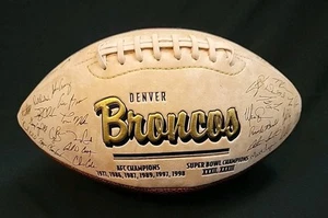 Denver Broncos AFC Superbowl Champions Football 2000 Limited Edition Of 10k - Picture 1 of 10