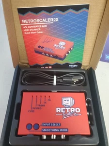 RetroScaler2x AV to HDMI Up-Scaler Converter Line-Doubler Retro Console Tink USA - Picture 1 of 22