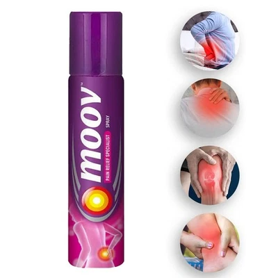 Spray para aliviar el dolor rápido Moov - 80 g - adecuado para el dolor de espalda / ENVÍO RÁPIDO Foto 1 de 4