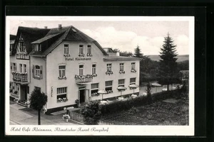Rengsdorf, Ansichtskarte, Hotel Cafe Kleinmann, Klimatischer Kurort 1955 - Picture 1 of 2