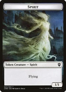 FOIL Spirit Token 10x - White - Engle Art - CMR Commander Masters MTG Magic NM - Bild 1 von 1