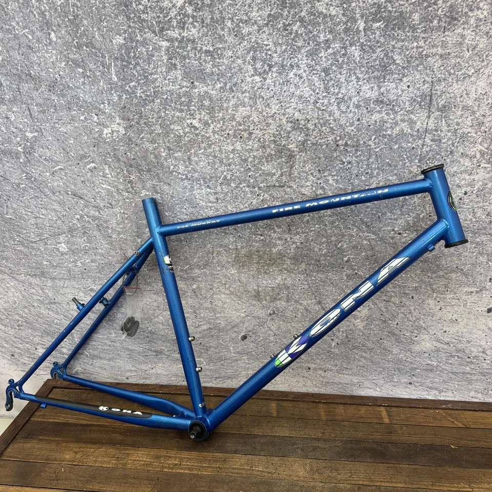 Vintage Kona Fire Mountain MTB Frame 19in Joe Murray Blue 90s MTB 26in 135mm - Image 1 of 4