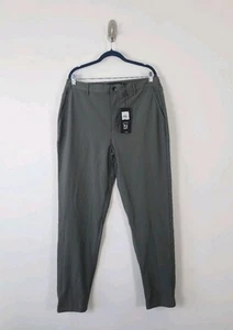 Pantalones de chándal AO talla XL verde pino oscuro calce ajustado elásticos nuevos con etiquetas - Imagen 1 de 7
