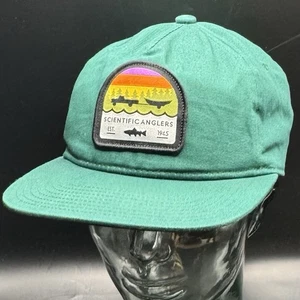 Coal X Scientific Anglers Special Edition Hutriemen Angeln grün 100% Baumwolle - Bild 1 von 6