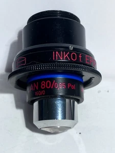 Zeiss INKO Epiplan 80X obiettivo microscopio a luce riflessa 462080-9901 462005- - Foto 1 di 21