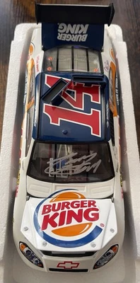 AUTOGRAFIADO Tony Stewart #14 Burger King 2009 1/24 COT Nascar Diecast Foto 1 de 4