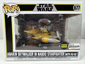 Funko Pop! Star Wars - Anakin Skywalker in Naboo Starfighter mit R2D2 #677 - Bild 1 von 6