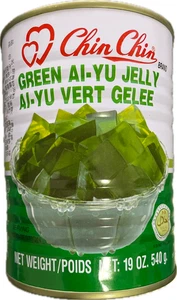 Chin Chin Ai-Yu Jelly Canned Dessert Grass Yellow - Green Halal – 19oz (540g) - Picture 1 of 12
