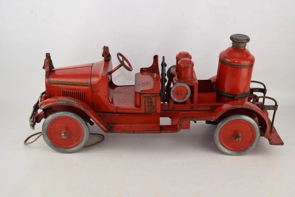 #205-AB Buddy L Bombeo Camión de Bomberos (Versión Agua Real) ¡Completo Original! Foto 1 de 4