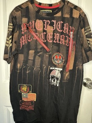 Camisa de hombre Denim Distillery Heritage America Y2K parches con cremallera XXL Foto 1 de 4