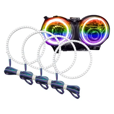 For Jaguar XJ 2003-2009 ORACLE ColorSHIFT® Halo Headlight Lights Kit - Image 1 of 3