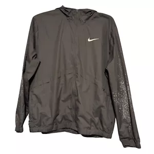 Chaqueta de correr para mujer Nike Essential repelente al agua con capucha en gris XXL - Imagen 1 de 3
