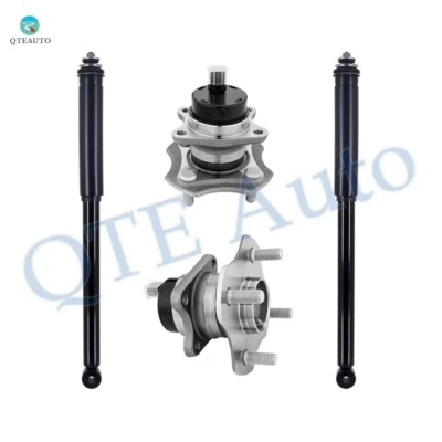 Juego de 4 conjuntos de cojinetes de cubo de rueda trasera - Kit completo de amortiguador para Scion XA 2004-2006 Foto 1 de 4