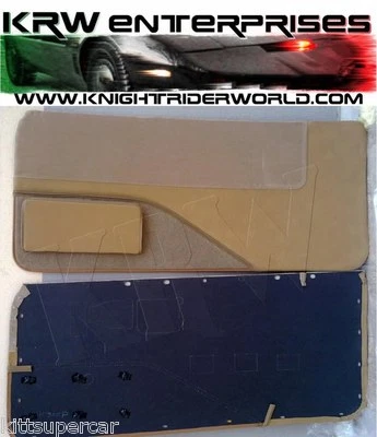 1982-1992 PONTIAC FIREBIRD KNIGHT RIDER KITT KARR K2000 DOOR PANELS MAP POCKET - Image 1 of 4
