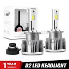 D2S D2R LED Headlight Kit Bulbs 180W 20000LM 6000K White HID Conversion Lamp