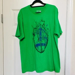 Adidas T-Shirt grün blau Fußball The Go-To Tee Baumwolle Herren Größe XL - Bild 1 von 5