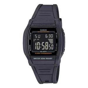 Casio W201-1BV, 10 Year Battery,Chronograph Watch, Black Resin,Alarm,Illuminator - Picture 1 of 2