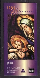 1995 Australia Sc# 1475a Booklet of 20 stamps - Xmas Madonna & Child MNH Cv$28 - Picture 1 of 1