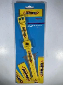 JUICY FRUIT | Advertising Promo Gum | Wrist Watch | Vintage *RARE* - Picture 1 of 6