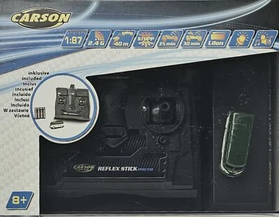 CARSON VW T1 Samba Polizei RC Modell 1:87 mit 40m Reichweite NEU & OVP - Bild 1 von 4