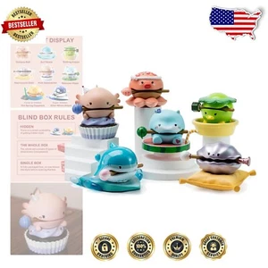 Lucky Wooden Fish Series 3PC Blind Box Collectible Toys - Random Designs - Picture 1 of 11