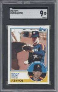 * Tarjeta de béisbol Topps 1983 #360 Nolan Ryan Houston Astros calificada SGC 9 inv#171 - Imagen 1 de 2
