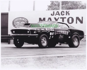 1970s Drag Racing-BRUNNER Bros-1969 BOSS 429 Mustang-National Trail Raceway,Ohio - Picture 1 of 1