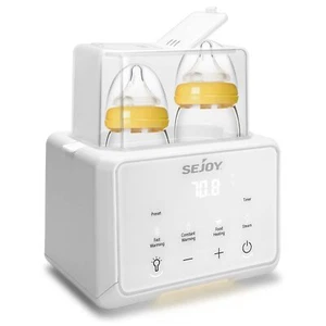 SEJOY Double Bottle Warmer Baby LCD Food Fast Heater Milk Travel Sterilizer - Picture 1 of 10