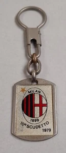 AC Mailand 1979 alter metallischer Schlüsselanhänger Schlüsselhalter Schlüsselring - Bild 1 von 3