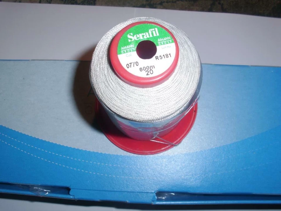 AMANN SERAFIL Serafil AMANN 20 er Faden FB 0770 600 Meter Nähgarn Reißfest sehr starker Faden