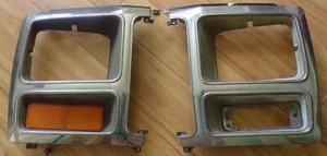 1980-1986 80-86 Ford Bronco F150 F250 pickup Headlight Trim Bezel LH-RH - Picture 1 of 4
