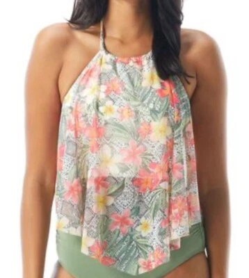 Camiseta tankini corta con aros Coco Reef Monaco Aura para mujer, talla 36C, $93 Foto 1 de 4