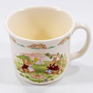 Royal Doulton Bunnykins "Camping Around the Campfire" Bone China Children's Mug - Picture 1 of 3