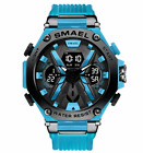 Smael 2024 Trandy Fashion Dual Display Fashion Digital Watch For Men Waterproof