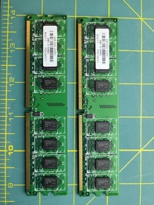 4gb (2X2gb) pc2-6400 ddr2 800mhz dimm 240 pin non-ecc - Picture 1 of 1