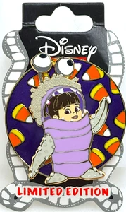 DISNEY Studio Store Hollywood Trading Pin - "BOO" and CANDY CORN - Monsters Inc - Picture 1 of 4