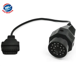 BMW OBD2 ROUND DIAGNOSTIC SCANNER 20-PIN ADAPTER CABLE E36 E46 E38 E39 E53 X5 Z3 - Picture 1 of 7