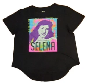 Camiseta Selena Techno Cumbia Mujer Negra Mercancía Oficial Selena Talla XXXL - Imagen 1 de 3